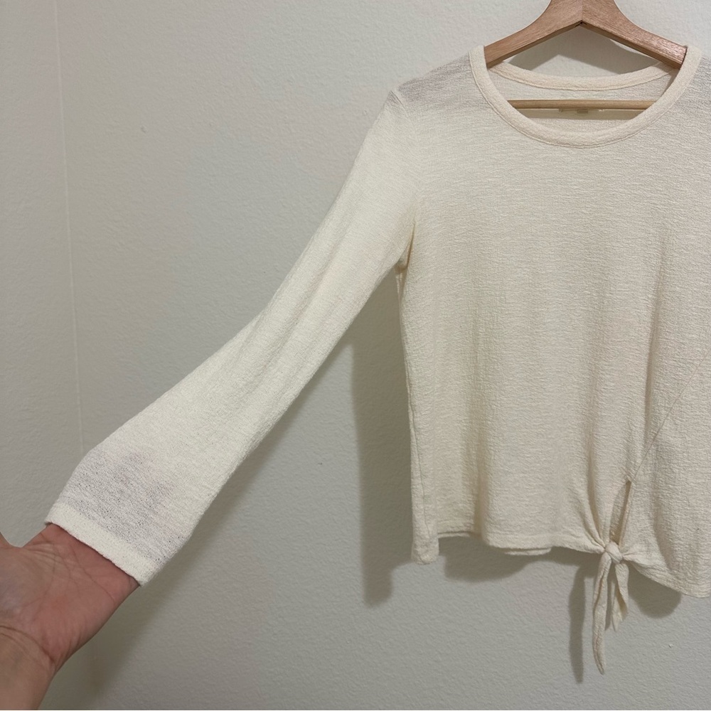 Madewell longsleeves cream top - Picture 4 of 7